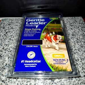 PetSafe Gentle Leader Head Collar Black Small Up to 25 lbs. Dogs Leash Guide DVD